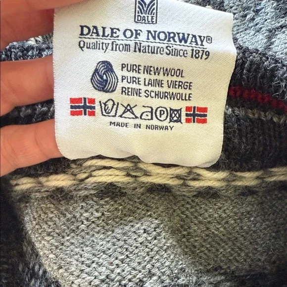 Dale of Norway Gray Wool Jacket - Picture 3 of 8